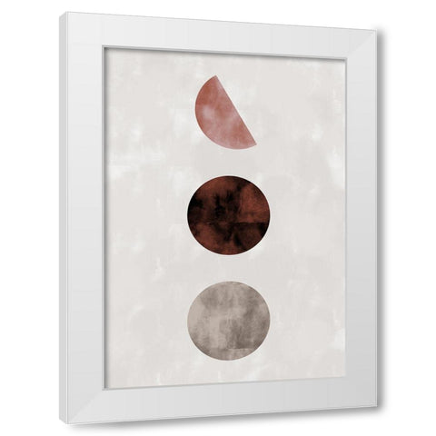 Geo Amigos White Modern Wood Framed Art Print by 1x Studio II