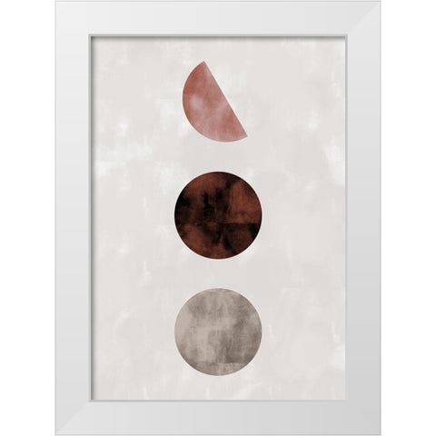 Geo Amigos White Modern Wood Framed Art Print by 1x Studio II