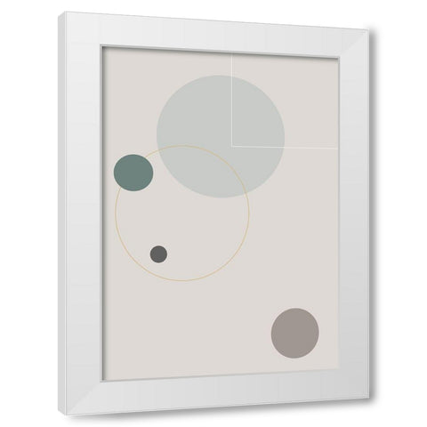 Space Orbit 03 White Modern Wood Framed Art Print by 1x Studio II