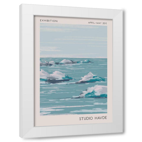 Studio Havde Seascape White Modern Wood Framed Art Print by 1x Studio II