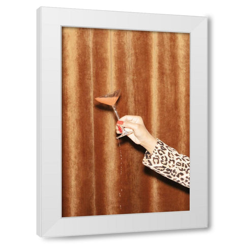 Heres To Now #01 White Modern Wood Framed Art Print by 1x Studio III