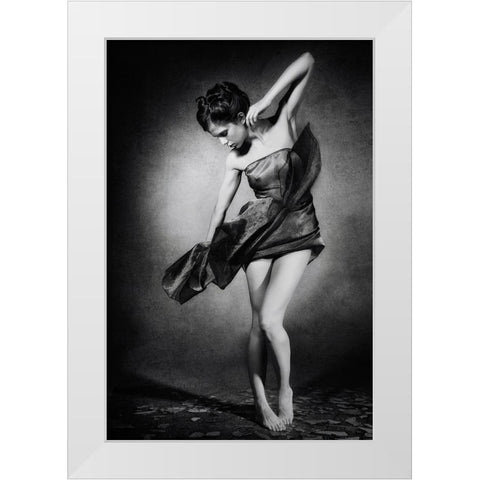 My Prerogative...Ii White Modern Wood Framed Art Print by miriana