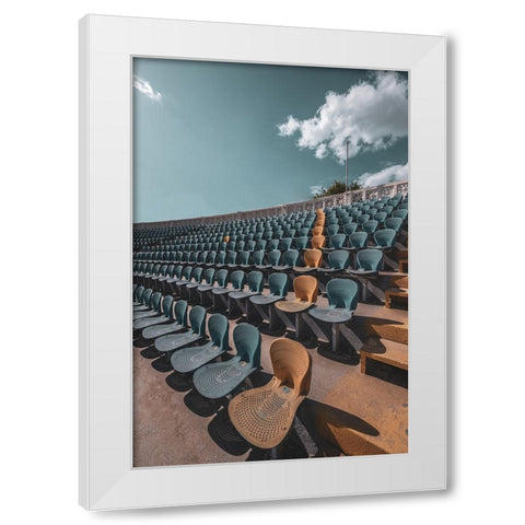 DonT Be Alone White Modern Wood Framed Art Print by hishamtwhed