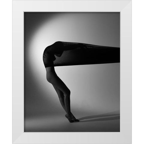 Untitled White Modern Wood Framed Art Print by Trishchenkov, Mikhail