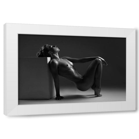 Glare White Modern Wood Framed Art Print by Markachev, Leonid