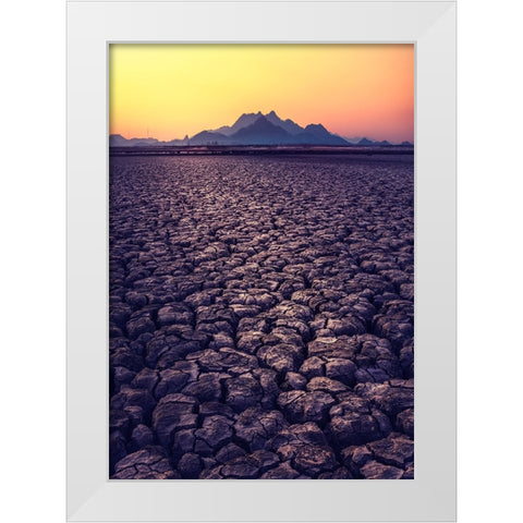 Thirst White Modern Wood Framed Art Print by Seo, Tiger
