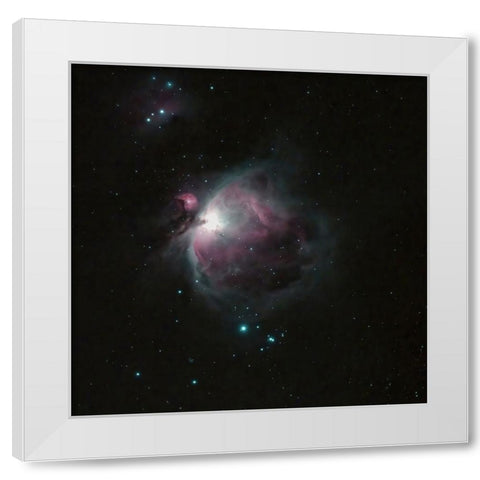 Orion Nebula White Modern Wood Framed Art Print by Hsi, Paul