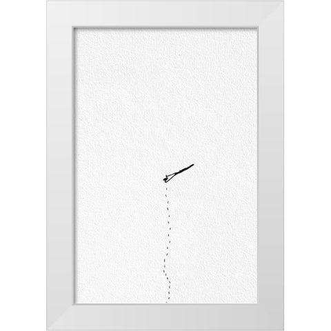 Yeti White Modern Wood Framed Art Print by Cederberg, Marcus