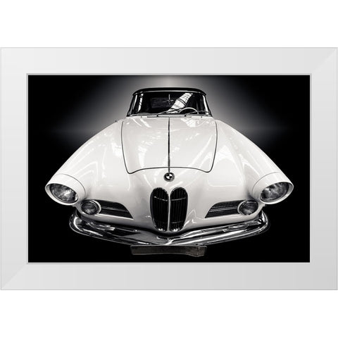 The Cabriolet White Modern Wood Framed Art Print by Weber, Roland