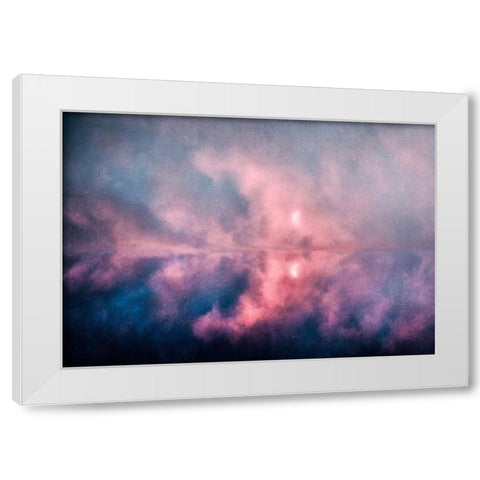 Mystical Moonrise I White Modern Wood Framed Art Print by Tao, Vitee