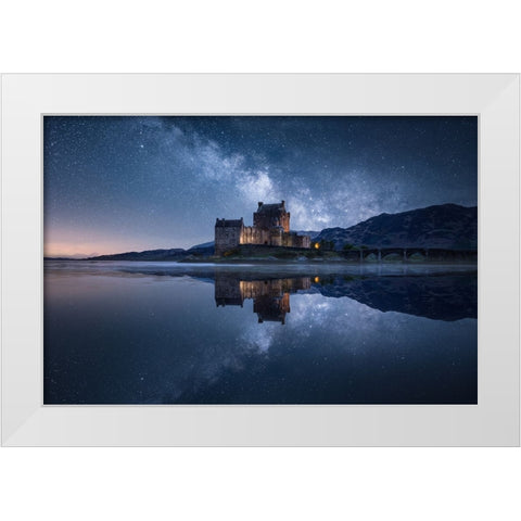 Untitled White Modern Wood Framed Art Print by Daut, Remo
