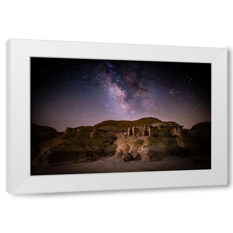 eroded ruins White Modern Wood Framed Art Print by Sturzbecher, Volkhard
