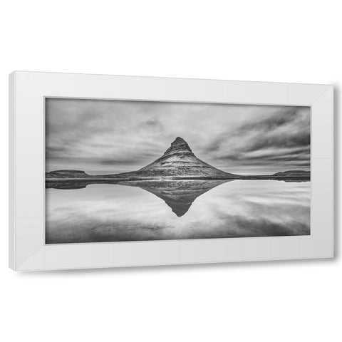 Symmetry White Modern Wood Framed Art Print by G, May