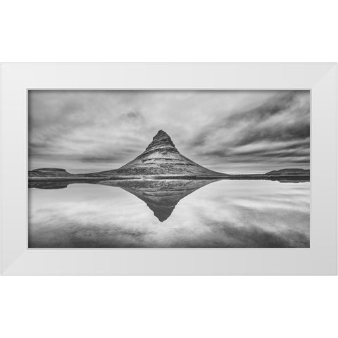 Symmetry White Modern Wood Framed Art Print by G, May