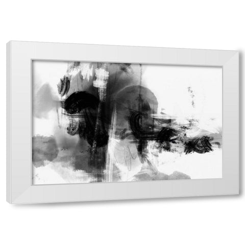 Mono Wild White Modern Wood Framed Art Print by 1x Studio II
