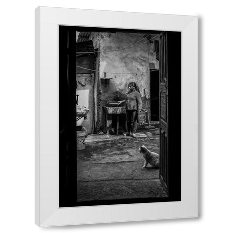 Everyday Life White Modern Wood Framed Art Print by Morishige, Koji