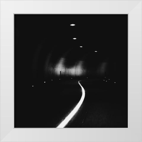 DrIVe White Modern Wood Framed Art Print by Wasinger, Renate