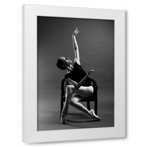 Untitled White Modern Wood Framed Art Print by Fridman, Eleonora