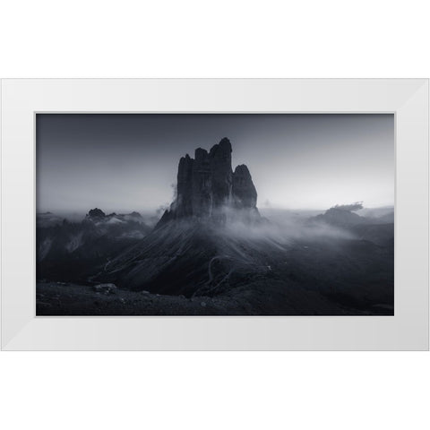 Electricity White Modern Wood Framed Art Print by De Franzoni, Thomas