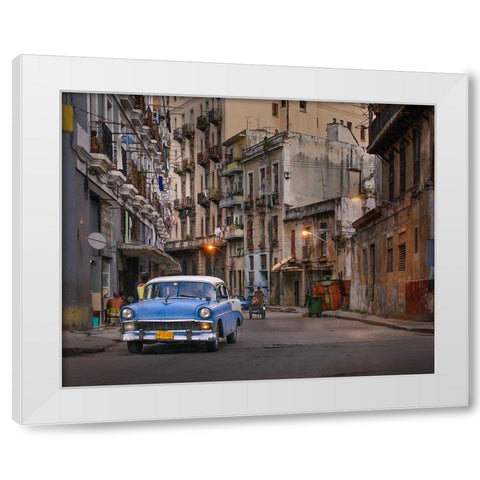 Good Evening 2 White Modern Wood Framed Art Print by Creativeartsolution, Khoshro