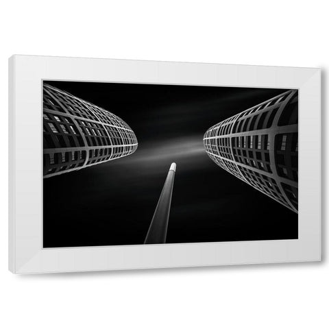 Sky Park White Modern Wood Framed Art Print by Vazan, Karol