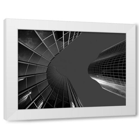 You A I We White Modern Wood Framed Art Print by Cedron, Mabel