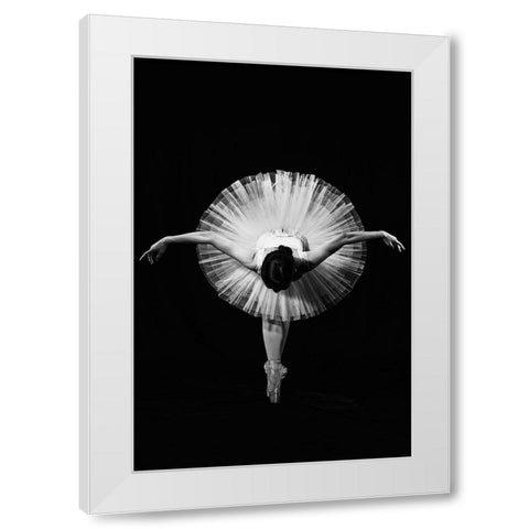 Finale White Modern Wood Framed Art Print by Suntiniwat, Pattanawit