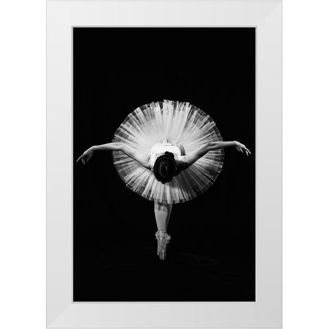 Finale White Modern Wood Framed Art Print by Suntiniwat, Pattanawit