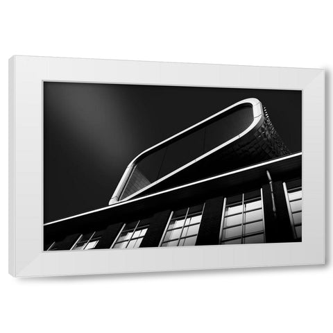 Roof Decoration White Modern Wood Framed Art Print by Van Son, Greetje