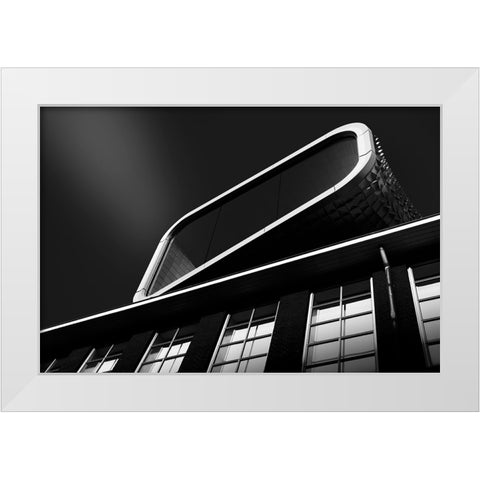 Roof Decoration White Modern Wood Framed Art Print by Van Son, Greetje