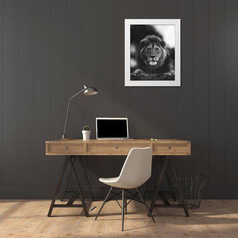 Ready White Modern Wood Framed Art Print by Sobhi, Ahmed