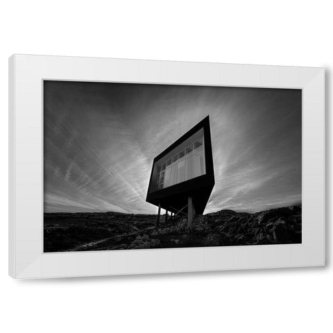 Long Studio White Modern Wood Framed Art Print by Fu, Molly