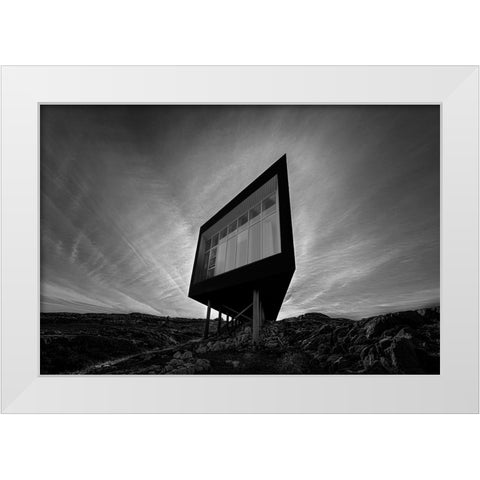 Long Studio White Modern Wood Framed Art Print by Fu, Molly