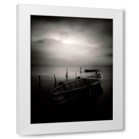 Untitled White Modern Wood Framed Art Print by Caterina, Walter