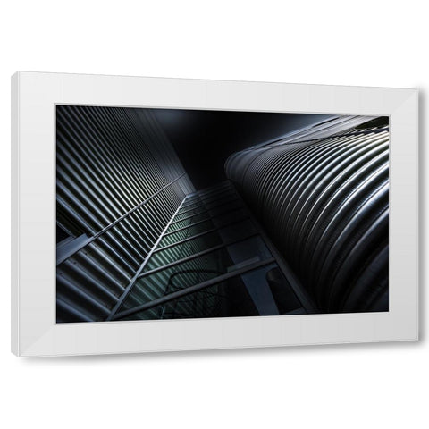 Industrial Building White Modern Wood Framed Art Print by Ruckert, Stephan