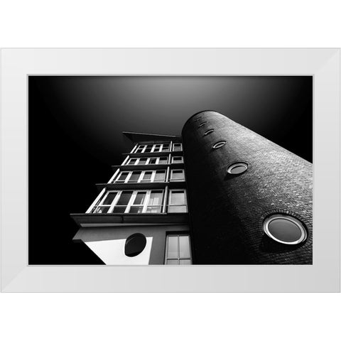 Attachments White Modern Wood Framed Art Print by Weber, Roland