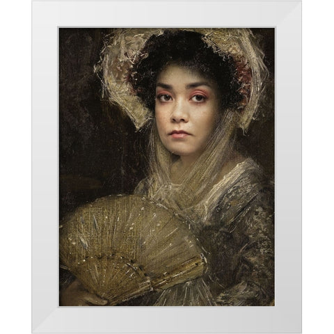 Melle Julianne White Modern Wood Framed Art Print by Lagandre Transgressed, Thierry