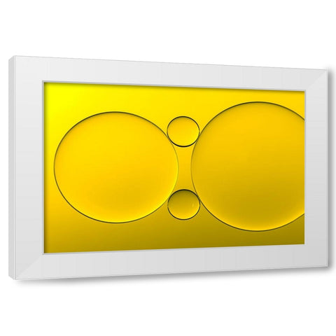 Parejas White Modern Wood Framed Art Print by Luis Martinez, Antonio