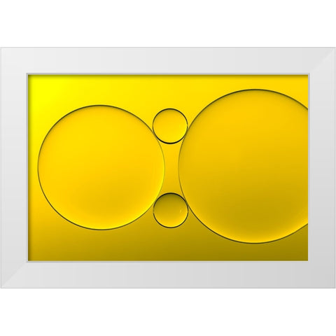 Parejas White Modern Wood Framed Art Print by Luis Martinez, Antonio