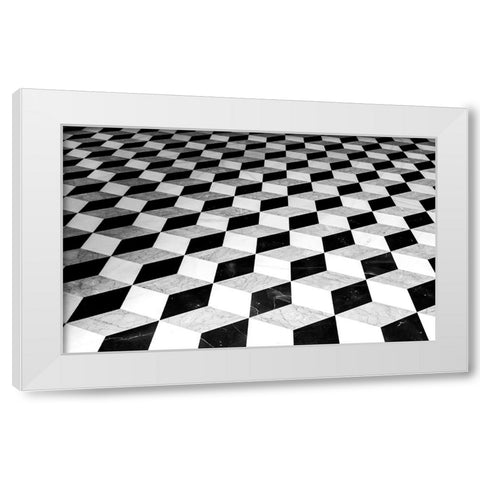 floor White Modern Wood Framed Art Print by Auerbach, Markus