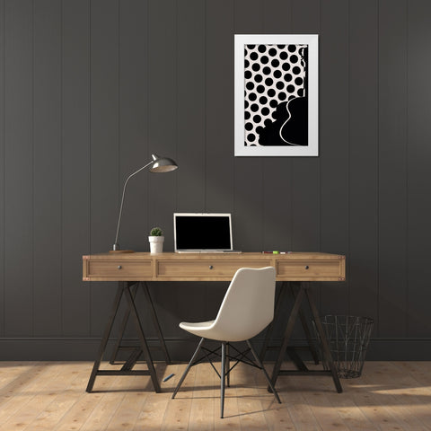 my spanish guitar White Modern Wood Framed Art Print by Natalia