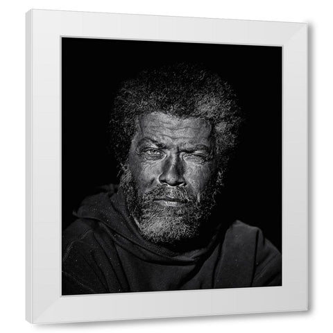 Another Day ... White Modern Wood Framed Art Print by Verdon