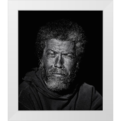 Another Day ... White Modern Wood Framed Art Print by Verdon