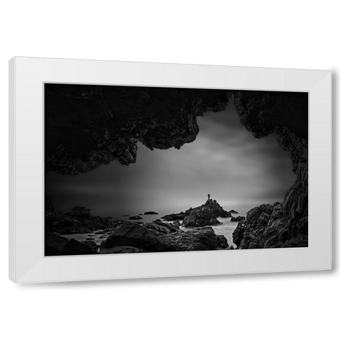 Stormchaser White Modern Wood Framed Art Print by Li, Rob