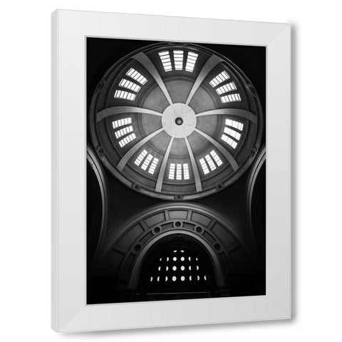 Untitled White Modern Wood Framed Art Print by Hishamtwhed