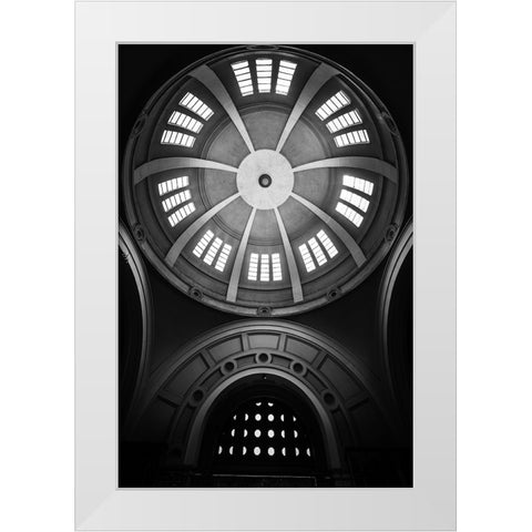 Untitled White Modern Wood Framed Art Print by Hishamtwhed