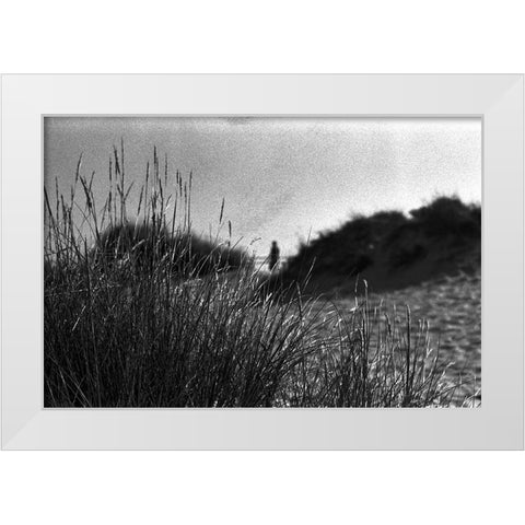 Despite The Night White Modern Wood Framed Art Print by Aurora