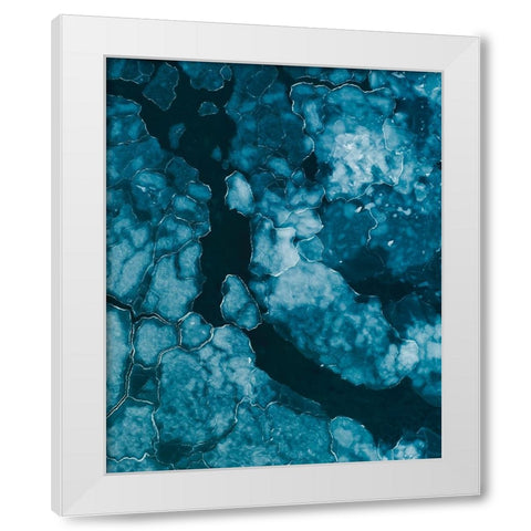 Ice White Modern Wood Framed Art Print by Ziomek, Witold