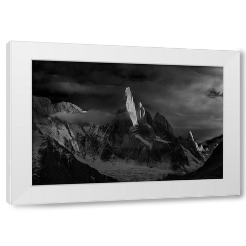 Sunset At Fizs Roy White Modern Wood Framed Art Print by Zhang, Dennis