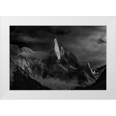 Sunset At Fizs Roy White Modern Wood Framed Art Print by Zhang, Dennis